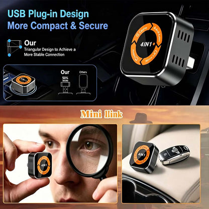 Auto-A6 Modle Wireless CarPlay/Android Auto Adapter