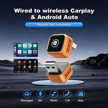 Auto-A2 Modle Wireless CarPlay/Android Auto Adapter