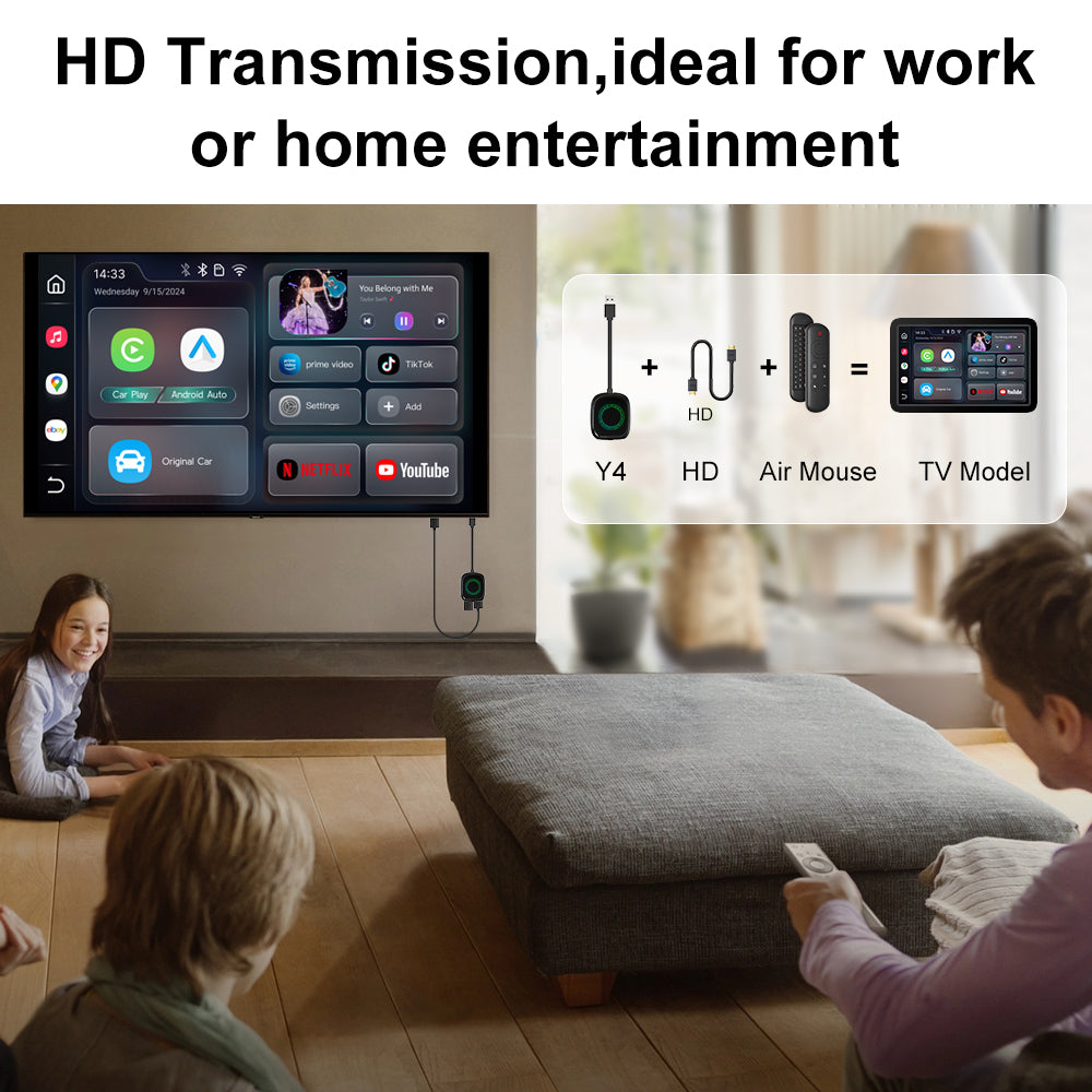 Auto-A8 Modle Wireless CarPlay/Android Auto Adapter
