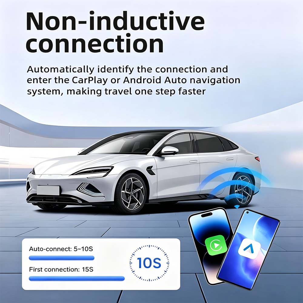 Auto-A2 Modle Wireless CarPlay/Android Auto Adapter