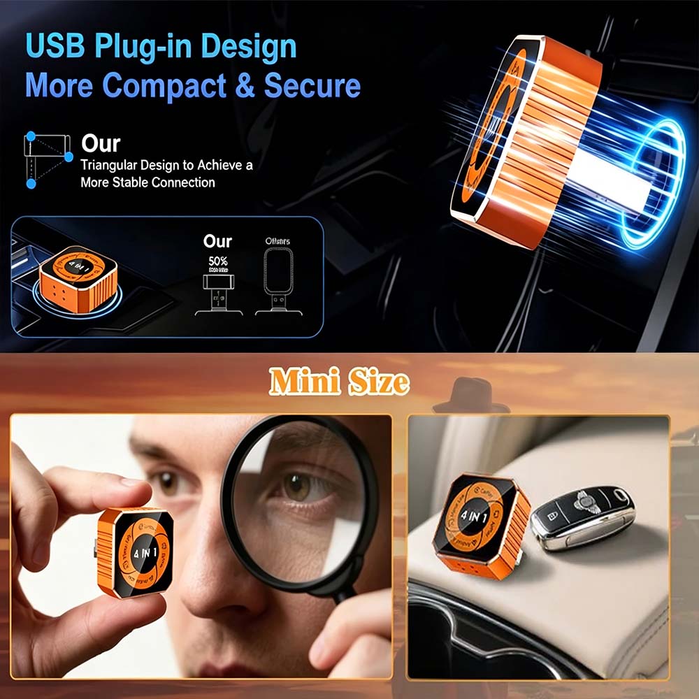 Auto-A3 Modle Wireless CarPlay/Android Auto Adapter
