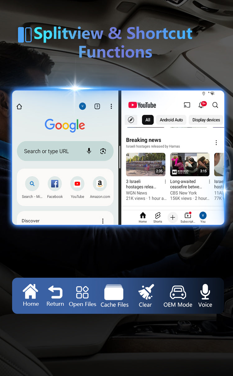 Auto-A9 Modle Wireless CarPlay/Android Auto Adapter