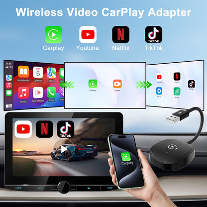 Auto-A7 Modle Wireless CarPlay/Android Auto Adapter