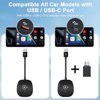 Auto-A7 Modle Wireless CarPlay/Android Auto Adapter